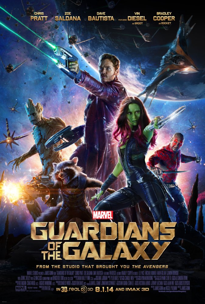 Guardians of the Galaxy: Excellent mixture of action and fun.