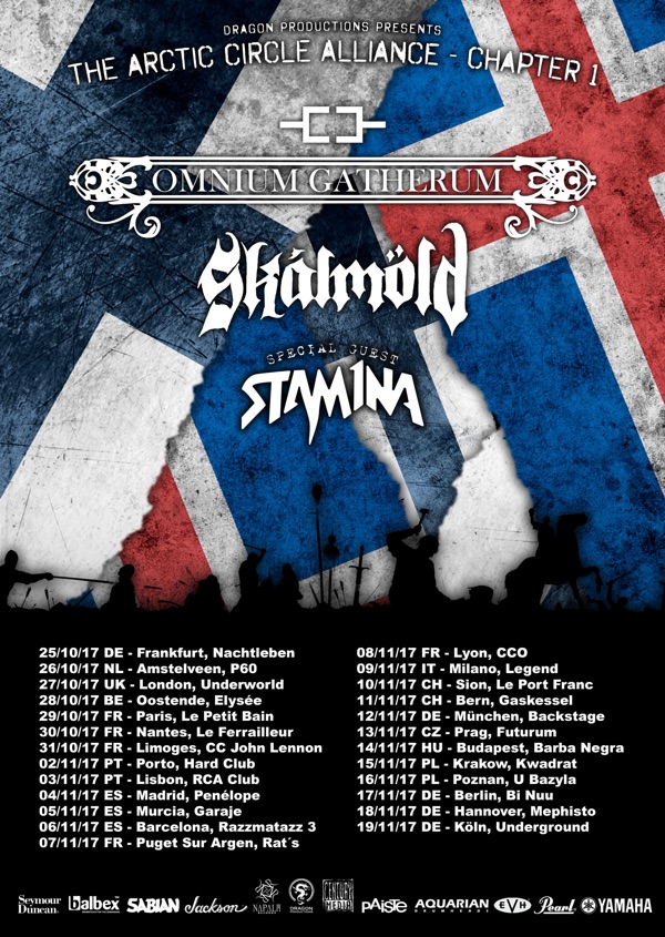 OMNIUM GATHERUM, SKALMÖLD & STAM1NA – Arctic Circle Alliance Tour, Cologne (19-11-2017)