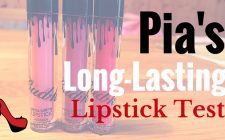 Pia’s Long-Lasting Lipstick Test